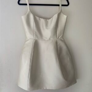 De La Vali Lola Ivory Mini Dress